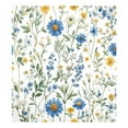 thumbnail image 6 of Yayeee Magnetic Dishwasher Cover for The Front Decoration Home Kitchen Machine Sticker Protector, Blue Floral, 6 of 6