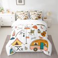 thumbnail image 2 of YST Camper Accessories Bedding Set, Rustic Decor, 7-Piece, Twin, Happy Camping, Polyester, 2 of 5