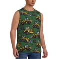 thumbnail image 2 of Daiia Scraper Printed Men's Tank Tops,Casual Soft Sleeveless Gym Muscle Shirts Bodybuilding Tee-X-Large, 2 of 8