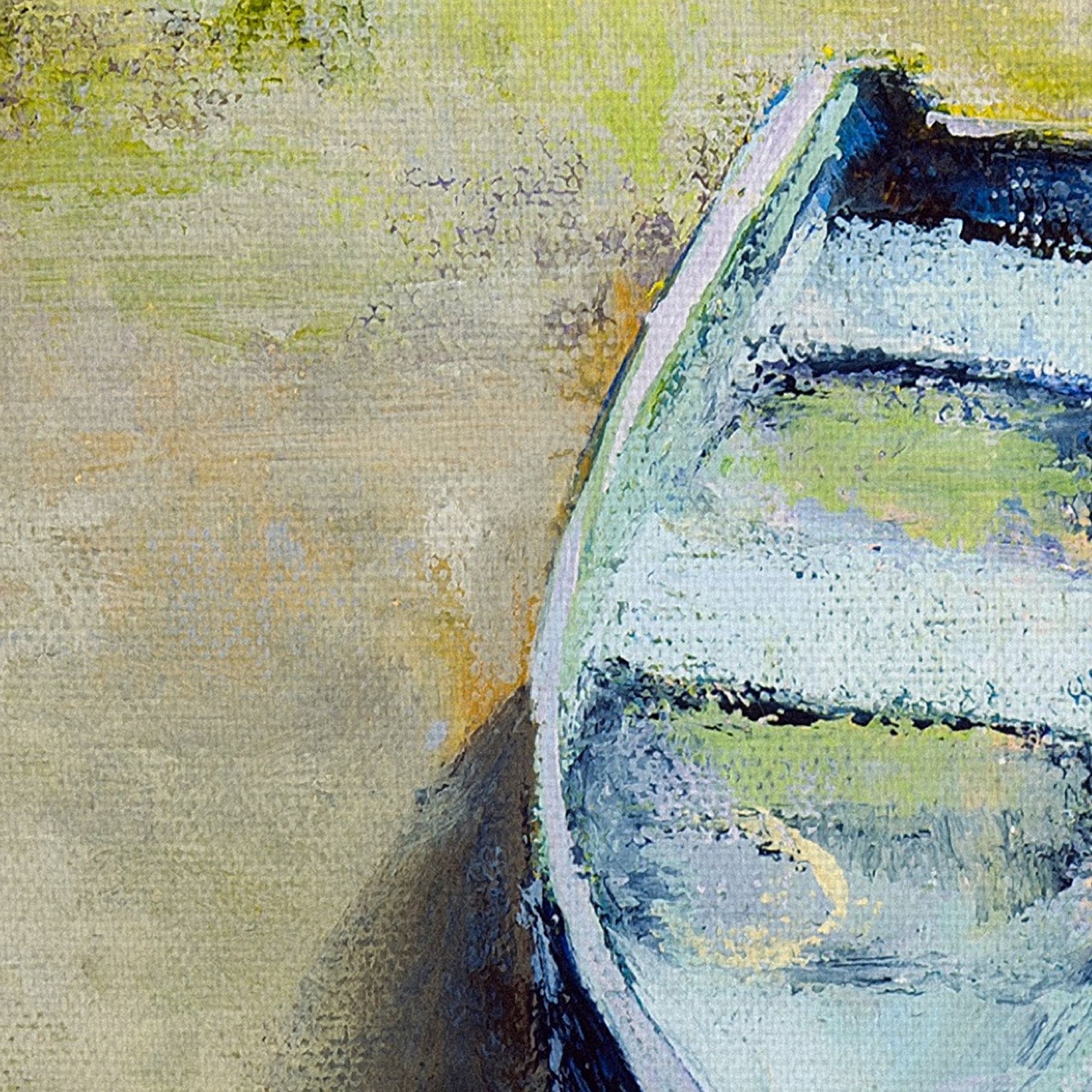 Masterpiece Art Gallery Low Tide Boat By Martha Wakefield Canvas Art Print 30" x 40"