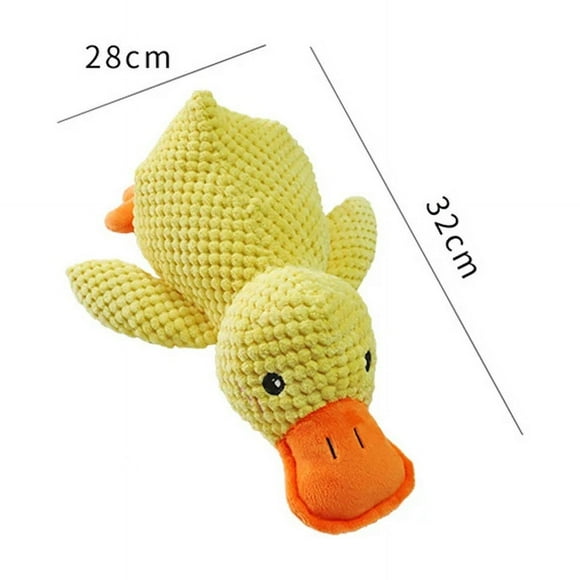 Xiongpin Dog Companion Sleeping Duck Plush Toy Bite Resistant Grinding Teeth Cleaning Big Dog Sounding Toys Home Pet Boredom Reliever