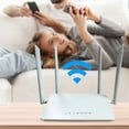 thumbnail image 1 of Enrutador inalámbrico doméstico de 300 m y 100 megabits, Wi-Fi inteligente a través de la pared, optimización de Wi-Fi, prevención de rozamientos, protección de seguridad de red, regulaciones de EE. U, 1 of 8