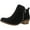 Black/Natural Oiled Suede, variant on Women's Lucky Brand Basel Bootie