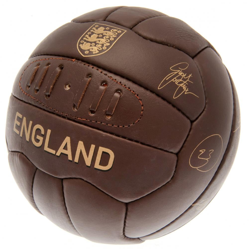 Retro Heritage Leather Football Details about   England F.A 