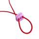 thumbnail image 2 of Tapón de Extremo de Cable de Choque de Plástico de Doble Orificio Paracord Extremos de Bloqueo de Palanca de Bola Redonda para Cable de 5 Mm Rosado Soledad Tapón del extremo del cable de choque, 2 of 10