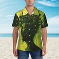 thumbnail image 3 of Hawaiian Shirt for Men, Screaming Horror Art Summer Shirts for Men, Mens Button Down Short Sleeve Shirt, 3 of 7
