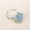Silvery Blue, variant on Handmade Adjustable Crystal Ring, Irregular Gemstone Birthday Gift for Her, Unique Bohemian Jewelry with Natural Stone - 1 Piece,Silvery Blue
