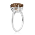 thumbnail image 3 of Femme Luxe Smoky Quartz cut Solitaire Gemstone Ring in 925 Sterling Silver. Size-7, 3 of 7