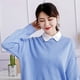thumbnail image 5 of Camisa Blanca Cuello Falso Dama Collar Falso Desmontable Camisas Solapa - En blanco Diseño de Colcomx Collar falso de las mujeres, 5 of 8