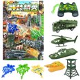 thumbnail image 1 of Cyber of Monday Deals Black of Friday Deals kkbbma Deals Army Toys - Soldier Toys Military Play Set 9 Piece Modern Frontline Fighter Jets Helicopters Vehicles Battleships Model Accessories War Games, 1 of 5