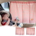 thumbnail image 2 of D-76 Pink Car Sunshade Rear Window Universal Suction Cup Shades For Sun Protection Pair Of Window Side Curtains Easy Install Light Blocking For Vehicles 39 X 59 Inches, 2 of 6