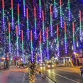 thumbnail image 3 of 32/24/16/8 Tubes Christmas Meteor Shower LED String Lights Holiday Lighting Garden Party Decorations Rain Drop Falling Decor, 3 of 5