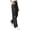 02-Black, variant on Ecqkame Cargo Pants for Women Multi Pocket Elastic Waist Straight Leg Solid Outdoor Pant Hiking Work Casual Travel Daily Long Trousers Black XXL