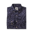 thumbnail image 2 of YIUME Men's Hawaiian Shirt Enchanted Elegance Cotton Button-down Long Sleeve Aloha Shirt, 2 of 7