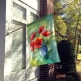 thumbnail image 2 of Ohio Scarlet Carnations in Watercolor House Flag 28 in x 40 in, 2 of 5