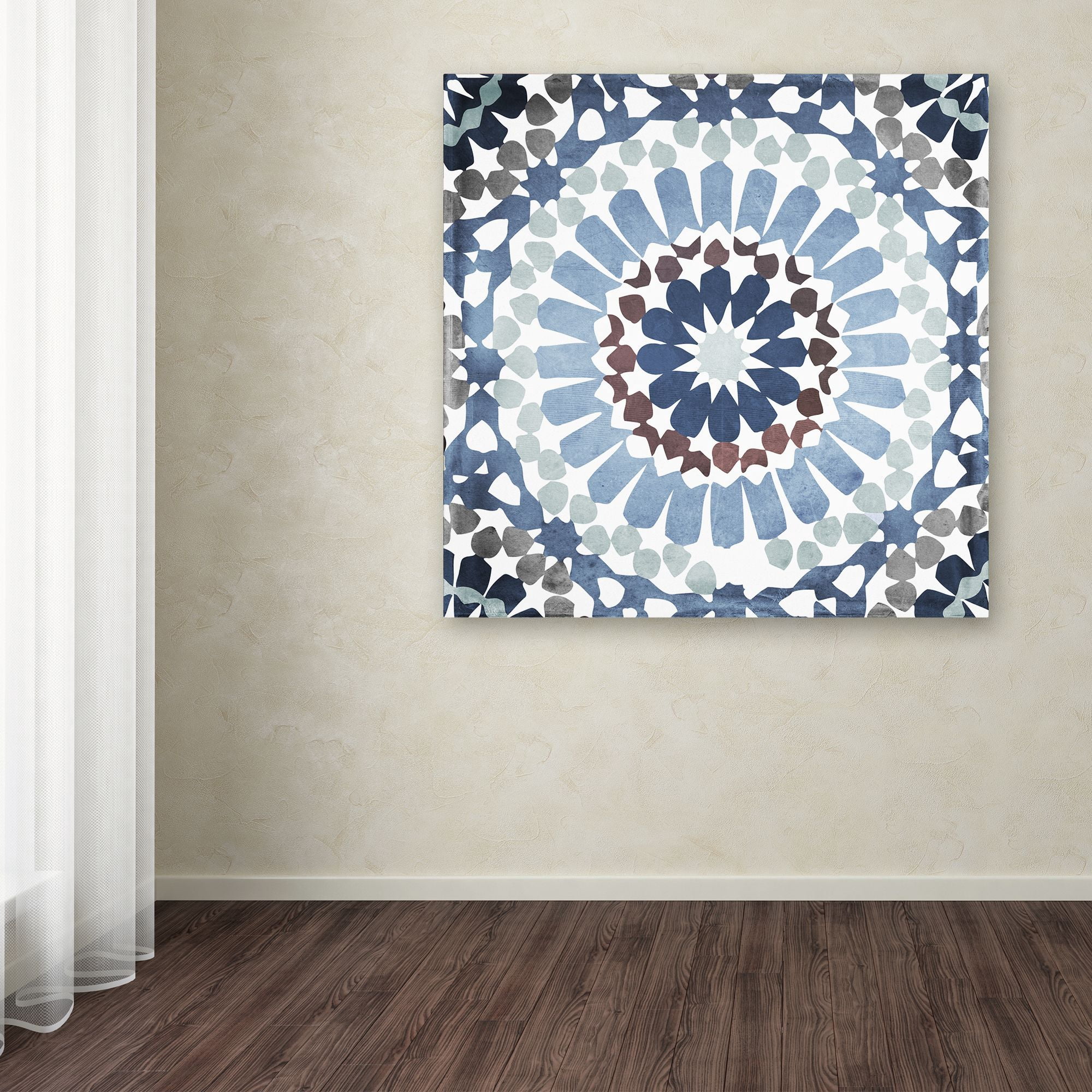 Trademark Fine Art "Moroccan Blues IV" Canvas Art by Color Bakery
