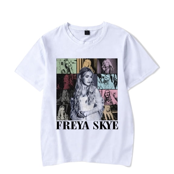 Freya Skye Merch Short Sleeve Stars Align Tour 2026 New Printed T-Shirt Casual Crewneck Unisex Fashion Tops