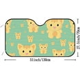 thumbnail image 2 of GZHJMY Car Front Windshield Sunshade UV Heat Protection, Foldable Auto Windshield Sun Visor for SUV Sedan Seamless Cute Cats, Car Sunscreen Blocks UV Rays Heat 51x27.5inch Keep Vehicle Cool, 2 of 5