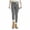 Dark Gray, variant on Antinious Toddler Solid Fall Winter High Waist Fleece Loose Print Stretch Full Length Pants Leggings