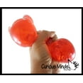 thumbnail image 3 of Jumbo Gummy Bear - Large Squishy Sensory Fidget Toy - Glitter Gel Filling, 3 of 4