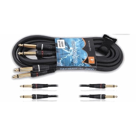 Technical Pro cdqq183 Dual .25 in. to Dual .25 in. Audio Cables price history on PriceWatchPro