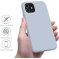 thumbnail image 4 of iPhone 11 Case,Ultra Slim Fit iPhone Case Liquid Silicone Gel Cover with Full Body Protection Anti-Scratch Shockproof Case Compatible with iPhone 11 (Baby Blue), 4 of 8