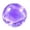 Purple#1, variant on Transparent Coconut Oil Squishy Stress Ball, Slow Rising Clear Squeeze Fidget Toy, Anxiety Relief Sensory Toy for Party Favors Purple#1