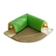 thumbnail image 5 of Cama para gatos Túnel de juegos Juguete para gatos Túnel de juegos para mascotas Cueva para gatos Hurón Gatito Interior verde, 5 of 9
