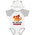 thumbnail image 3 of Inktastic Big Brother Cute Red and Orange Dragon Boys Baby Bodysuit, 3 of 5