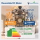 thumbnail image 4 of Ventilador de Techo DINGLILIGHTING 26" Sin Aspas Nogal con Control Remoto, 4 of 9