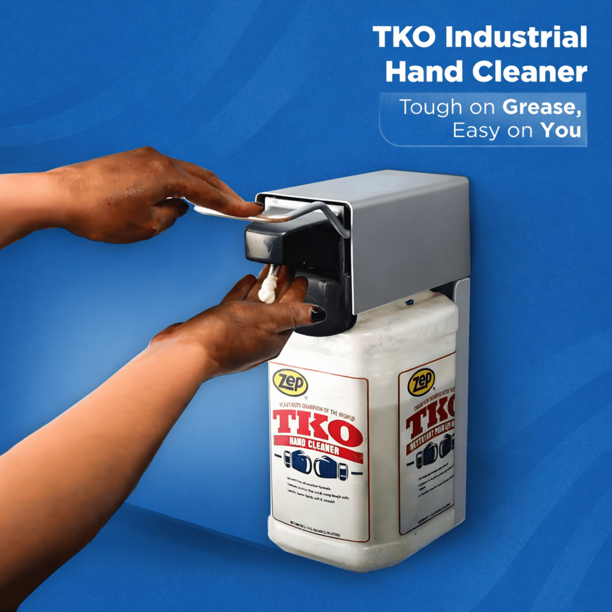 Zep TKO Industrial Hand Cleaner, Heavy-Duty Degreaser for