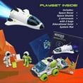 thumbnail image 2 of Space Toys - Rocket Ship Toys for Kids 3-5 Include Space Shuttle with Light and Sound, Space Rover, 2 Astronaut Toys, Special Educational Mat with Solar System Toy, Space Playset., 2 of 8