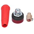 thumbnail image 1 of 2 Packs Quick Coupler Socket Plug Welding Cable Connector Hardware Power Tools DJK 10?25Red, 1 of 5