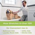 thumbnail image 4 of Kit de grifo de lavabo para mascotas Wondurdog Splash Shield Brush, 4 of 6