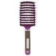 thumbnail image 2 of Peine de D Cabelludo Cepillo para El Cabello Cerda Púrpura Colcomx Peine de mujer, 2 of 8