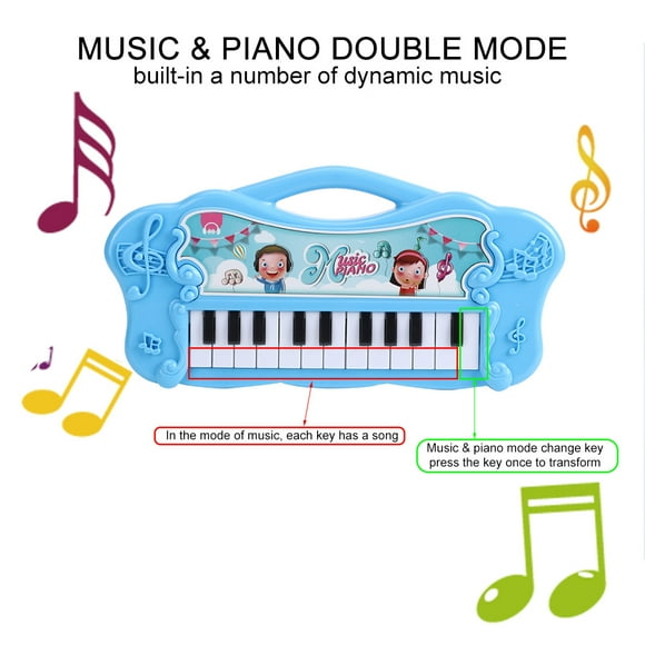 Juguete De Piano Electrónico, Juguete Musical Infantil No Tóxico Duradero, Para Niñas Y Niños Que Viajan A Casa