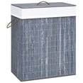 thumbnail image 6 of vidaXL Collapsible Laundry Basket Dirty Clothes Hamper Laundry Bin Bamboo, 6 of 9