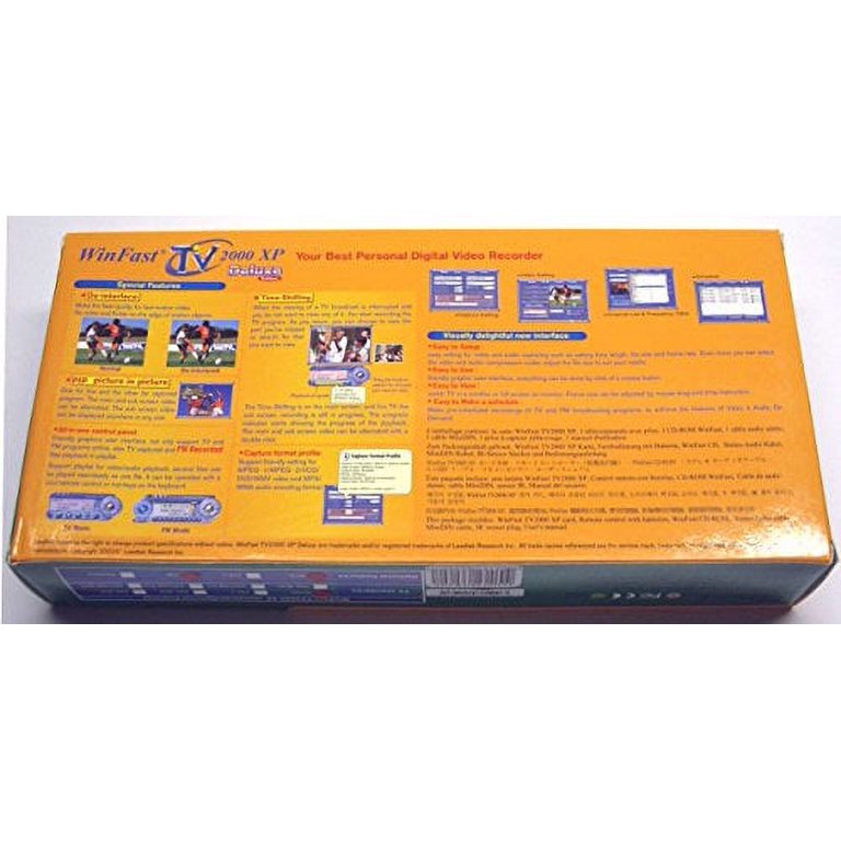 WinFast TV2000 XP Deluxe パソコン TVキャプチャー WinFast