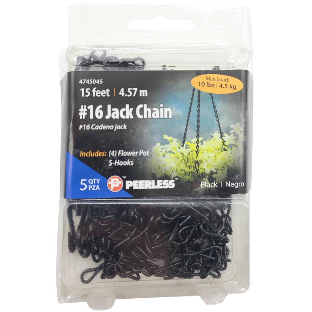 Peerless Chain 16 Black Jack Chain Kit 15', 4745045