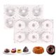 thumbnail image 2 of Molde de silicona de 6 cavidades para hornear donuts, antiadherente y resistente al calor, para hacer donuts, magdalenas o brownies caseros, fácil de desmoldar y apto para lavavajillas, 2 of 8