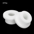 thumbnail image 3 of Unique Bargains 8 Pcs Embouts de Protection en Caoutchouc Type T Dia 22mm ID 11mm pour Tuyau de Câble Blanc, 3 of 5