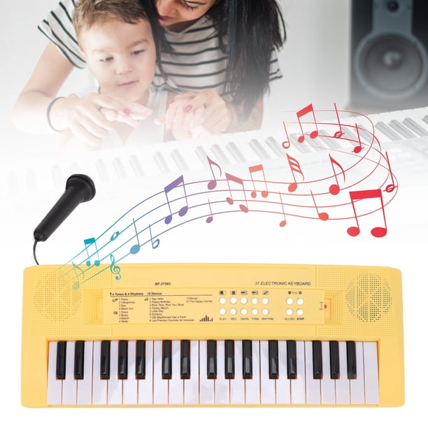 Teclado Electrónico para Niños, Teclado de Piano Toy Educational Plastic Funny For Home for Kid