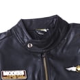 thumbnail image 2 of xiaxaixu Men' s Leather Jackets Male Biker Motorcycle Classic Jacket Tops, 2 of 8