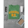 thumbnail image 3 of Retro College Virginia T-Shirt Men -Image by Shutterstock, Male Large, 3 of 4