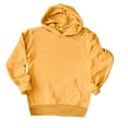 thumbnail image 4 of Vedolay Women Hoodless Hoodies Fashion Casual Pullover Long Sleeve Basic Crew Neck Sweatshirt Clothes for Women Yellow,L, 4 of 4