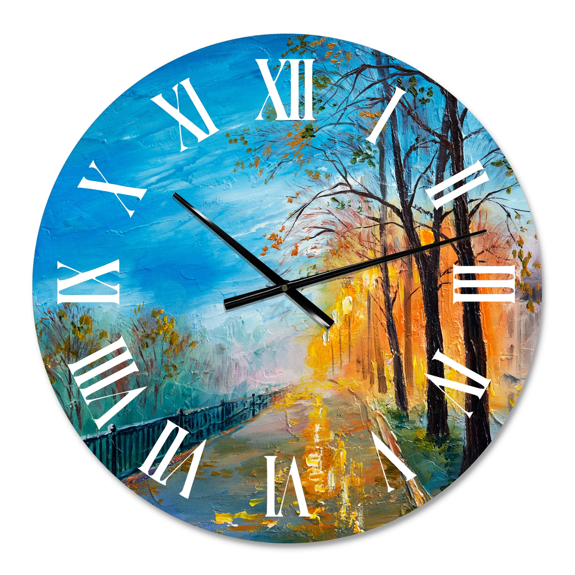 Designart 1 in Quartz Traditional Wall Clock