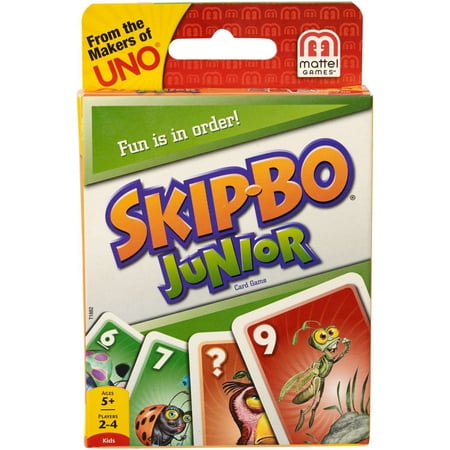 Skip-Bo Junior, Easy-to-Learn Kids Card Game for 5 Year-Olds and (Best Casino Card Games)