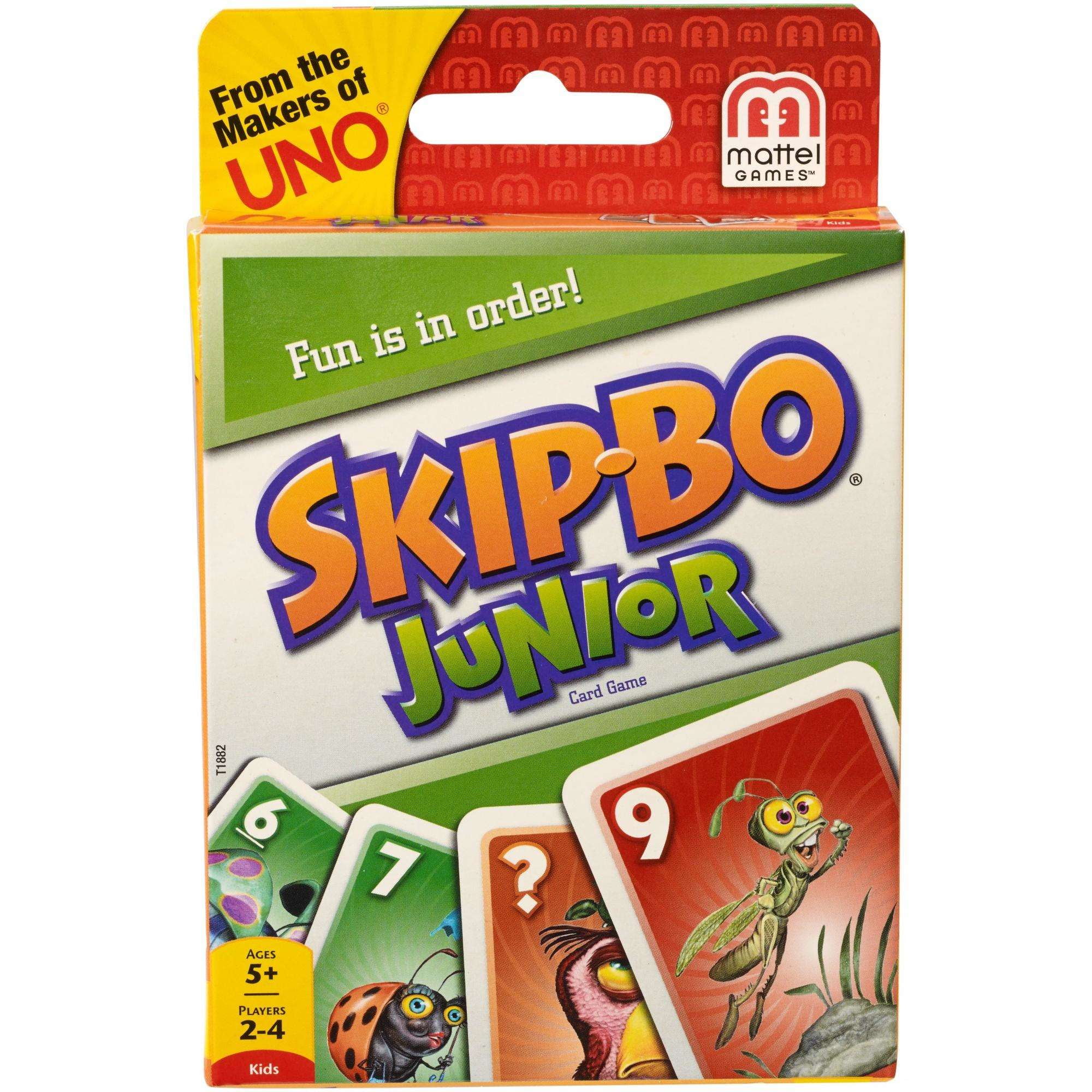 Skip Bo Junior Easy to Learn Kids Card Game For 5 Year Olds And Up