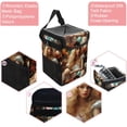thumbnail image 2 of Easter Foldable Car Trash Bin with Lid, Leak-proof Mini Trash Can, Hanging Storage Bag - Car Garbage Can for Auto, Vehicle, Office, Home, 2 of 6