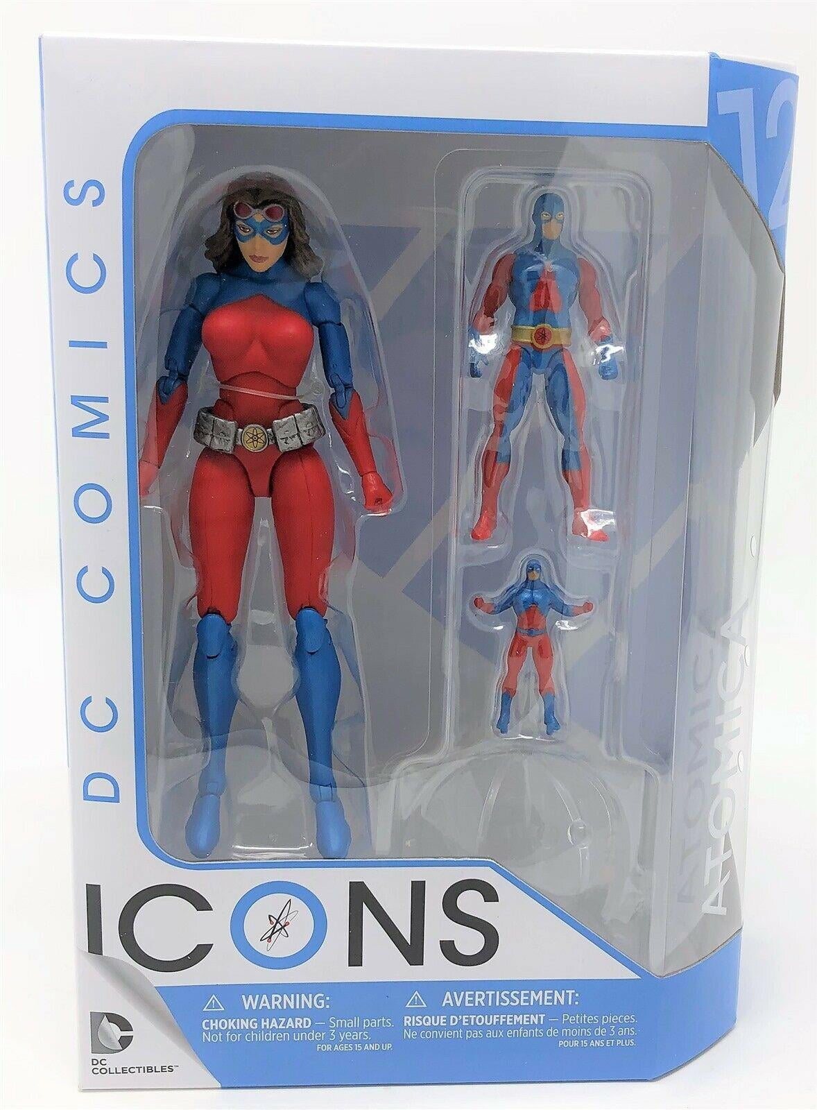 DC Collectibles Comics Icons Atomica Deluxe Action Figure 3-Pack NEW 